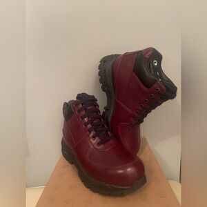 Nike Air Max Goadome Deep Burgundy/Black Boots Kids Size 5y Women size 7 Men 5